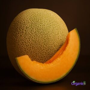Organic Melon - Rockmelon (1kg-cut) Australia