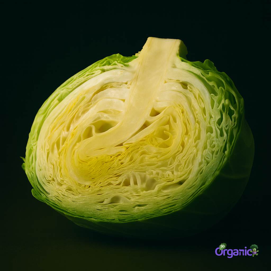 Organic Cabbage - Green (500g-cut) Australia