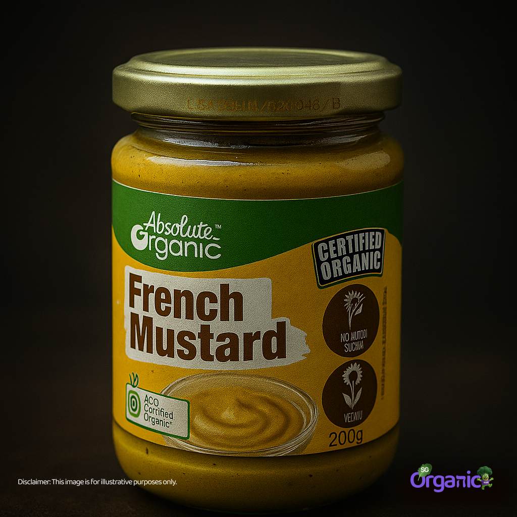 Absolute Organic French Mustard (200g) Australia