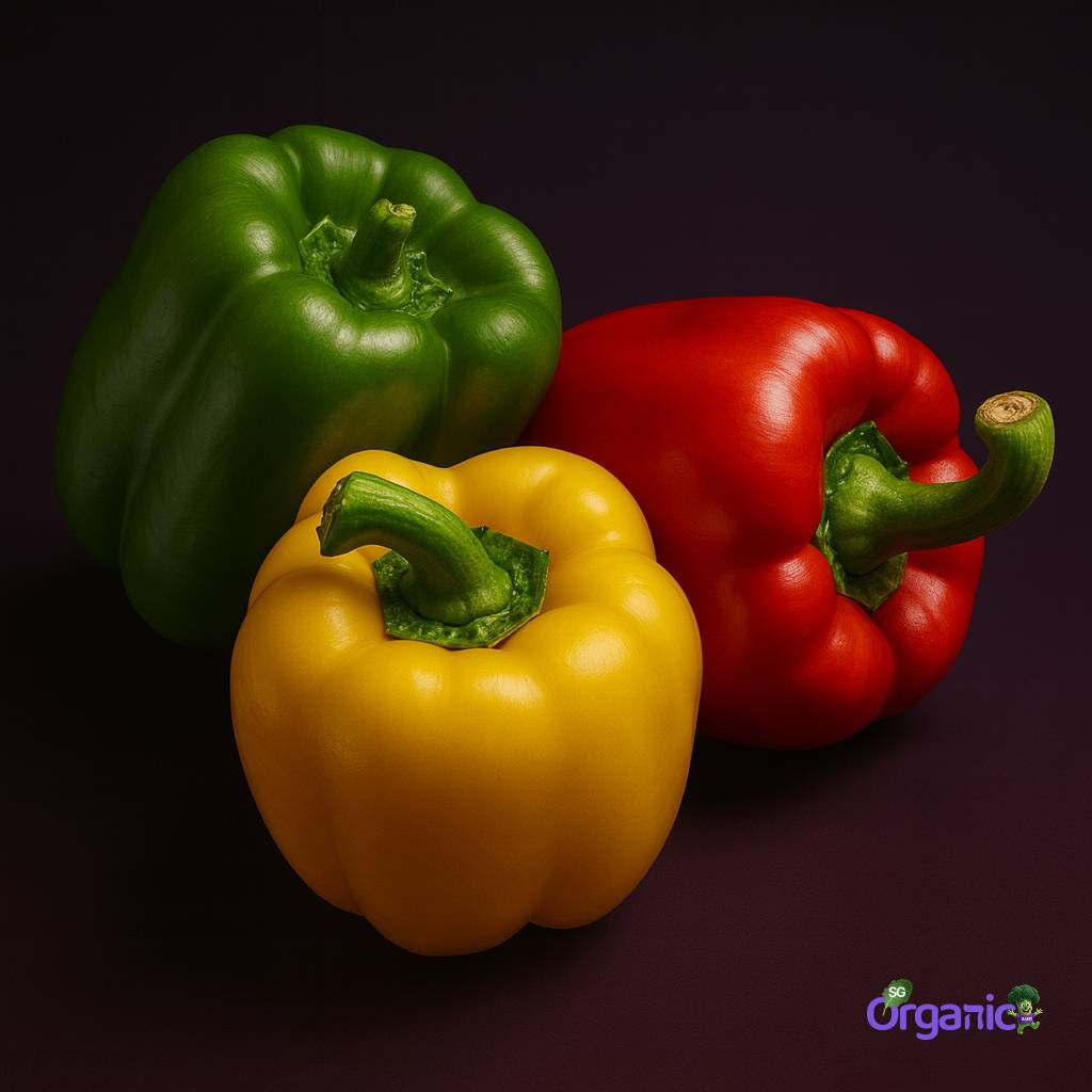 Organic Capsicum - Rainbow (One of each colour) Australia