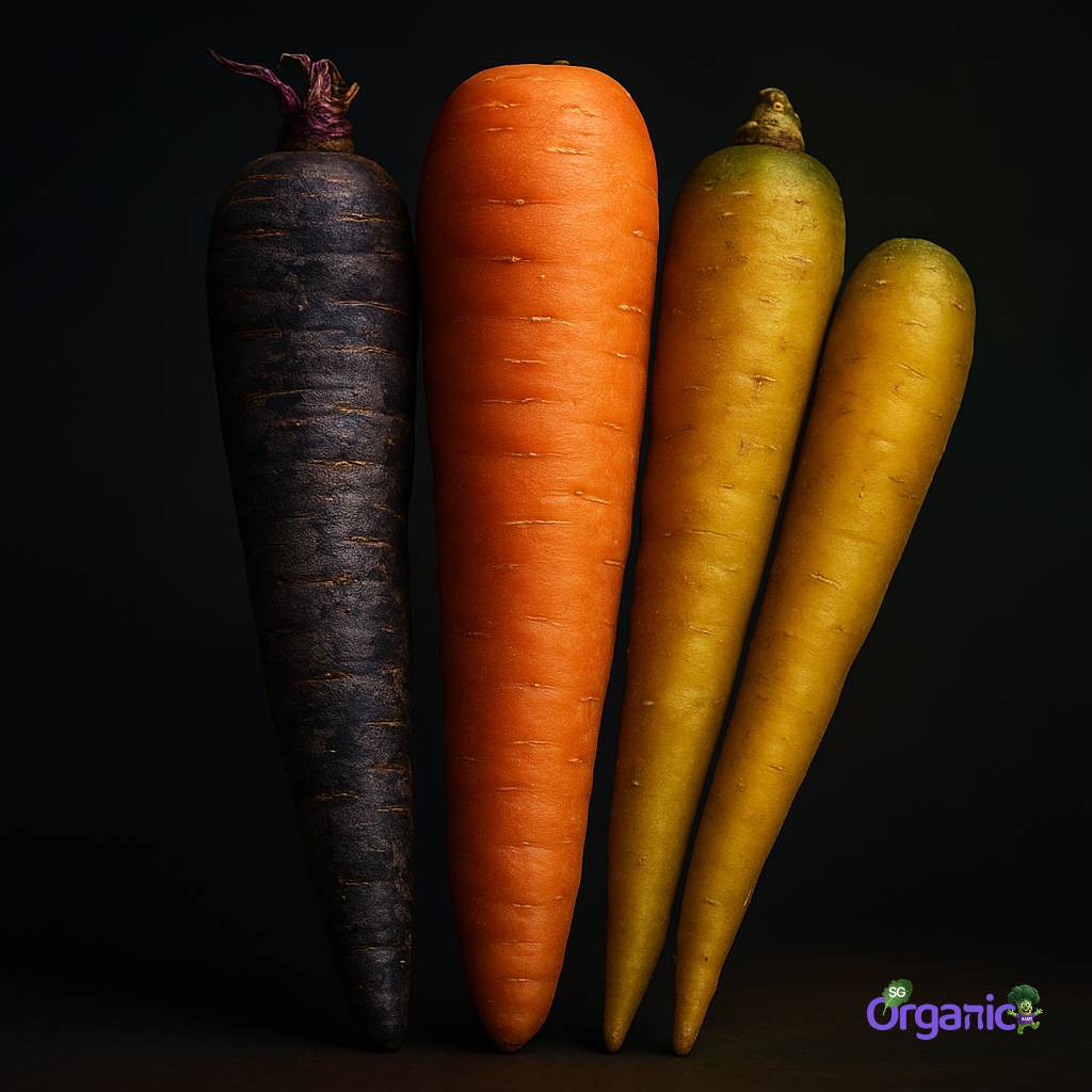 Organic Carrots - Rainbow (500g) Australia